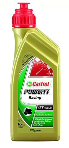 Castrol POWER1 Racing 4T 10W-40 - Lubrifiant HC-Synthèse Normes JASO MA2/API SL