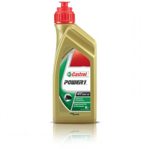 Huile Moteur Castrol Power 1 4T 10W-40 - Technologie Trizone - API SJ/JASO MA2