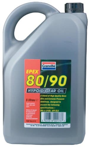 Granville EPEX 80W-90 - Huile Engrenages Hypoïdes API GL-5 - Bidon 5L