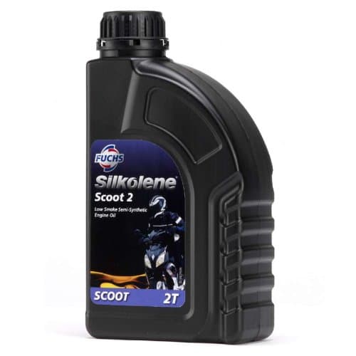 Silkolene Scoot 2 MC-Syn 20W30 - Lubrifiant 2T Semi-Synthétique - 2 Litres
