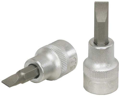 KS TOOLS 911.3879-E Douille Tournevis 3/8" Fente 7mm - Acier Cr-V - DIN 3120