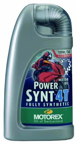 MOTOREX Power Synt 4T 10W50 - Huile 100% Synthèse - JASO MA / API SG - 1L