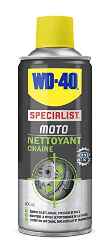WD-40 Specialist Moto Nettoyant Chaîne Haute Performance - Aérosol 400ml