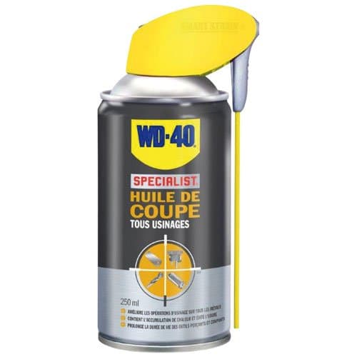Huile de Coupe WD-40 Specialist - Lubrifiant Haute Pression EP - Spray 250ml
