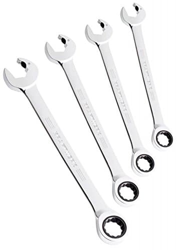 Jeu de 4 Clés à Cliquet D-CLICKRAFT Kraftwerk 3401-50 | 10-19mm | Chrome-Vanadium