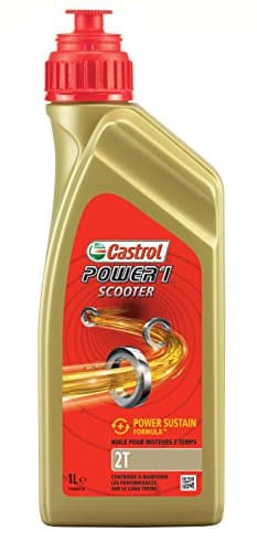 Castrol Power 1 Scooter 2T - Lubrifiant Semi-Synthétique Haute Performance - 1L