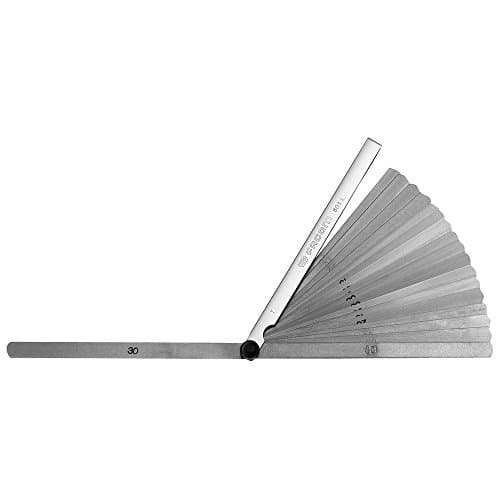 Jeu de 19 Jauges d'Épaisseurs Longues FACOM 804.L - Lames 150mm - 0.04 à 1.00mm