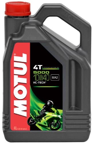 Motul 5000 4T 10W-40 - Lubrifiant HC-TECH® JASO MA2 - Bidon 4L