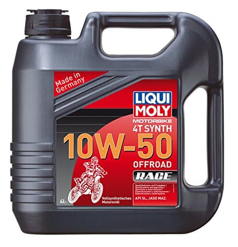 Liqui Moly Motorbike 4T Synth 10W-50 Offroad Race - Lubrifiant 100% Synthétique - 4L