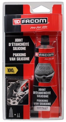 FACOM 006084 - Joint Silicone Gris Alu Haute Température 250°C - 100g