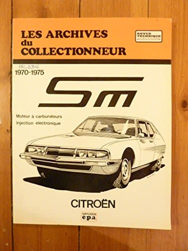 Revue Technique Citroën SM (1970-1975) - Moteurs V6 C114/1 & C114/03