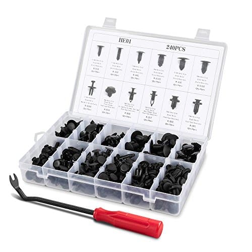 Coffret 240 Rivets Expansion Nylon Furado - 12 Calibres ISO - Outil de Levier Acier