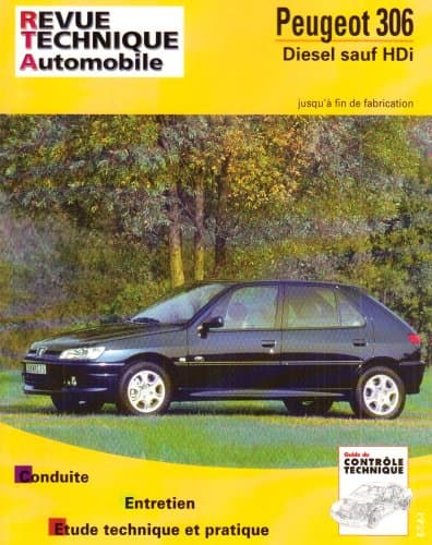 RTA 569.2 Peugeot 306 Diesel (93-Fin) - Manuel de Maintenance Technique