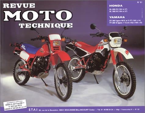 Revue Moto Technique RMT 61.2 - Honda XL250/350R & Yamaha XT/TT 350 (84-94)