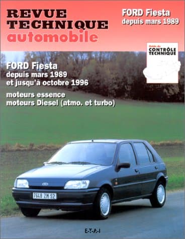 Revue Technique Automobile (RTA) Ford Fiesta (1989-1993) - Réf. RRTA0512.1