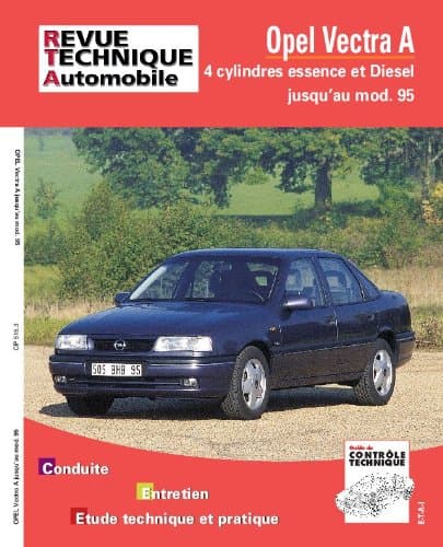 Revue Technique Automobile (RTA) Opel Vectra A (1988-1995) - Réf. RRTA0515.3