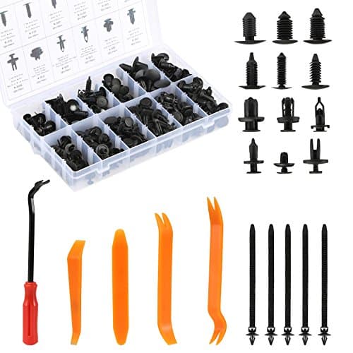 Coffret LIHAO 240 Rivets Polypropylène & 5 Outils d'Extraction Haute Résistance