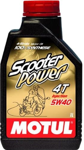 LUBRIFIANT MOTUL SCOOTER POWER 4T 5W40 - 100% SYNTHÈSE - JALOS MA2 / API SN