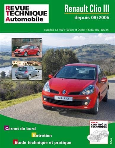 RTA CIP B702.6 Renault Clio III Phase 1 (09/05-03/08) - Expertise ETAI