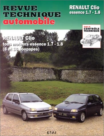RTA 546.2 - Revue Technique Automobile Renault Clio I (1.7/1.8/Baccara/16S)