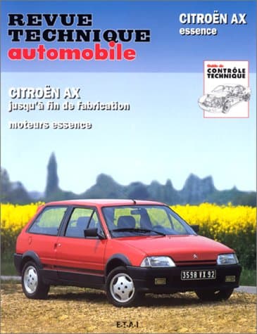 Revue Technique Automobile (RTA) 478.5 - Citroën AX Essence : Expertise & Data