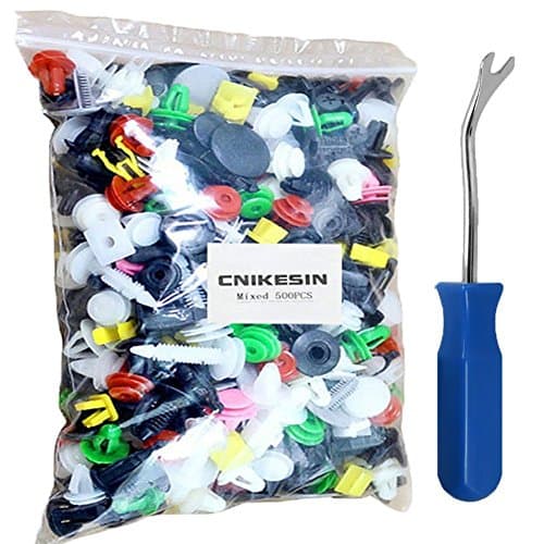 Coffret 500 Rivets Nylon PA6.6 Haute Densité - Assortiment OEM Automobile