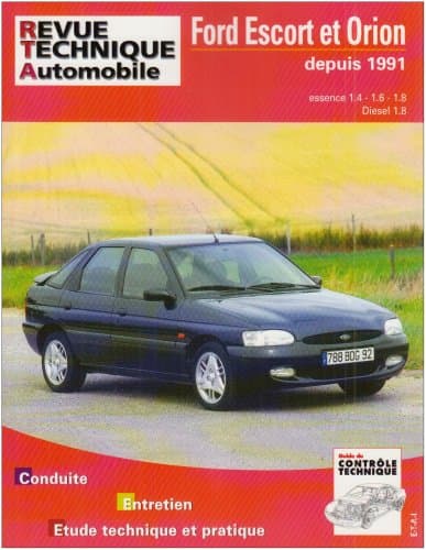 Revue Technique Automobile Ford Escort/Orion (91-00) - RTA 717.3 Expert