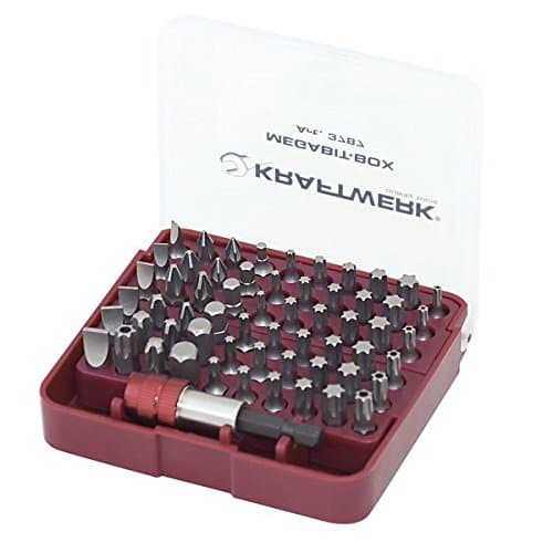 Coffret Kraftwerk MEGABIT 3787 - 61 Embouts 1/4" Acier S2 Haute Densité