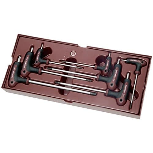 Module Kraftwerk 4900-26B : 7 Tournevis Torx en T | Acier Cr-V | TX10-TX45