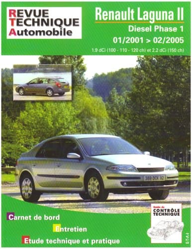 RTA 653.2 Renault Laguna II Diesel (2001-2007) - Manuel Technique Expert ETAI