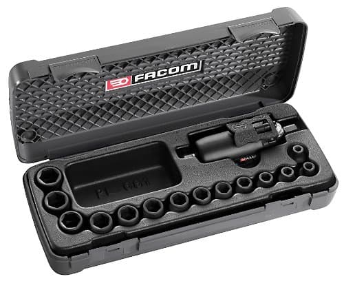 Clé à Choc FACOM NJ.14FPB 3/8" Ultra-Compacte - Double Marteau - 400 Nm