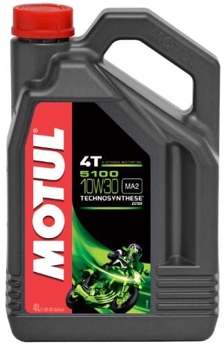 Motul 5100 4T 10W30 - Huile Technosynthese® Ester - JASO MA2 - 4L