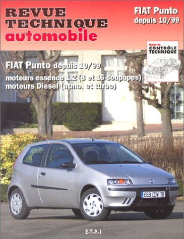 RTA Fiat Punto II (1999-2012) - Revue Technique Automobile ETAI RRTA0739.1
