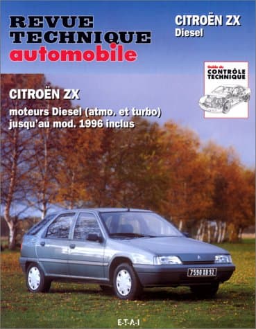 RTA Citroën ZX Diesel & Turbo Diesel (91-98) - Revue Technique Automobile 548/584