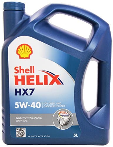 Shell Helix HX7 5W-40 - Lubrifiant Technologie Synthétique - ACEA A3/B4 - 5L