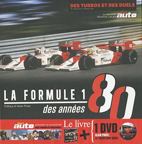 Pack Archive F1 80's : Ouvrage 144p + DVD Bio-Documentaire Alain Prost