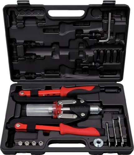 KS TOOLS 150.9630 - Coffret Combiné Rivetage et Sertissage - Bras Pliants 510mm