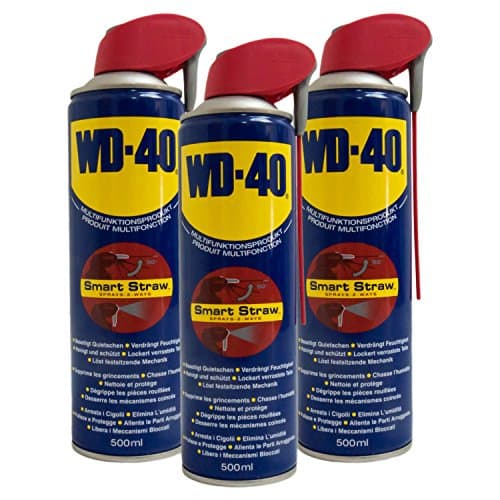 Lot 3x WD-40 Produit Multifonction 500ml Smart Straw - Système Double Spray