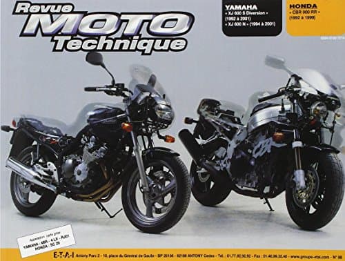 Revue Moto Technique n°88 : Yamaha XJ 600 S (1992-93) & Honda CBR 900 RR (92-93)