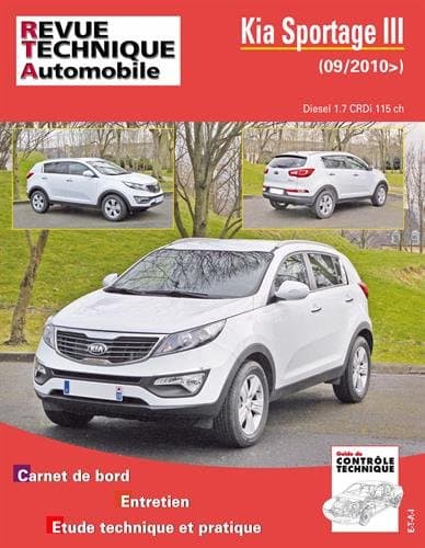 Revue Technique Automobile KIA Sportage III - Moteur 1.7 CRDi 115cv (09/2010+)