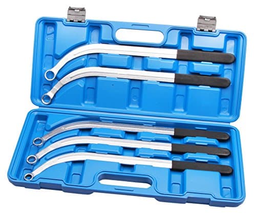Coffret 5 Clés Extra-Longes 460mm pour Tendeurs de Courroie - Acier Cr-V
