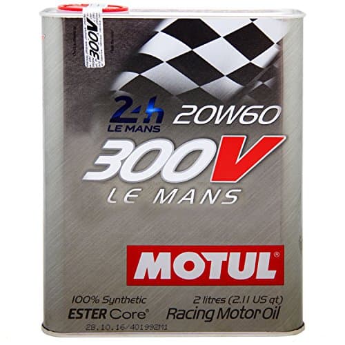 Motul 300V Le Mans 20W-60 - Lubrifiant Racing 100% Synthèse - Technologie Ester Core