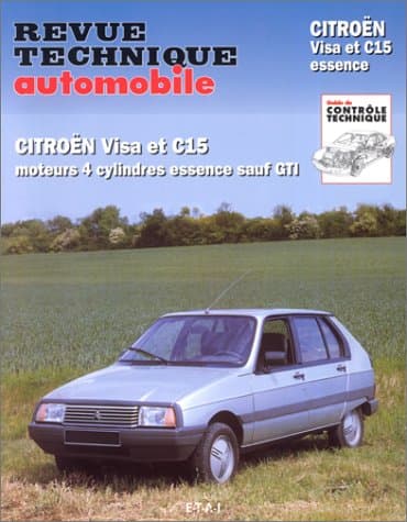 RTA 387.8 Citroën Visa & C15 Essence (79-89) - Manuel de Maintenance Technique