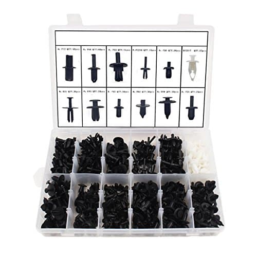 Coffret 350 Rivets à Expansion Nylon PA66 - 12 Calibres Standard OEM