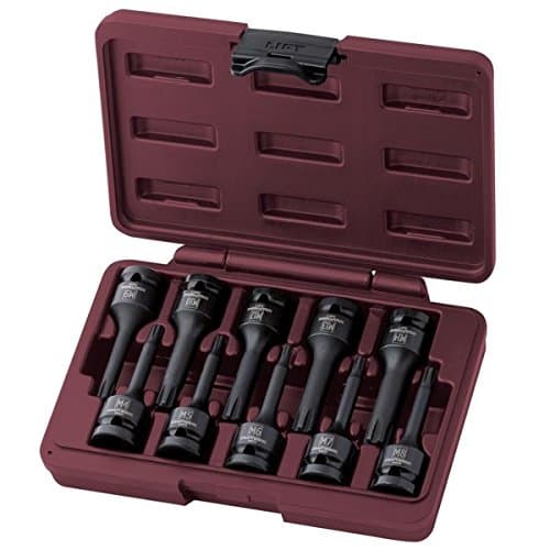 Coffret 10 Douilles Impact Kraftwerk 3089 - Empreinte RIBE 1/2" - 78mm