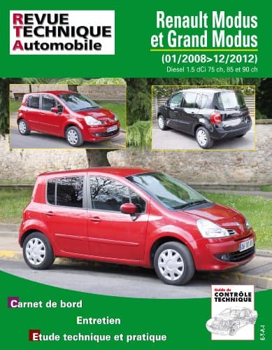 Revue Technique Renault Modus/Grand Modus Phase 2 - Moteurs 1.5 dCi (K9K)