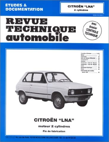 RTA Citroën LNA Moteur 2 Cylindres (602/652 cm³) - Revue Technique N°396.3