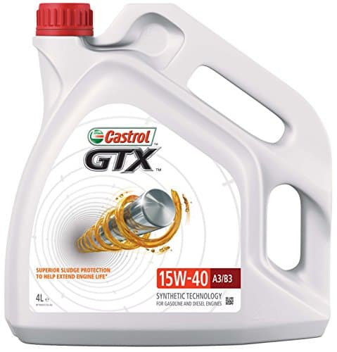 LUBRIFIANT MOTEUR CASTROL GTX 15W-40 A3/B3 - PROTECTION ANTI-BOUE - 4L