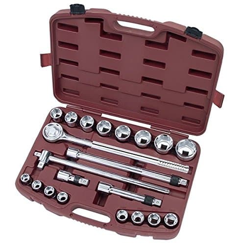 Coffret Kraftwerk 2057 : 21 Douilles 3/4" & Cliquet Télescopique 500-800mm