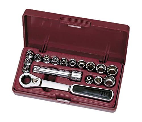 Coffret Kraftwerk 4002 GearRatchet 17 pcs - Cliquet Traversant 13mm & Douilles 1/4"